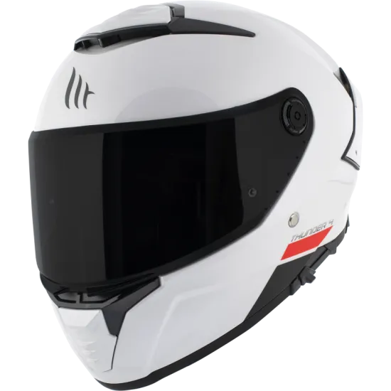 MT THUNDER 4 SV WHITE с Pinlock съвместимост и Bluetooth хендсфри опция