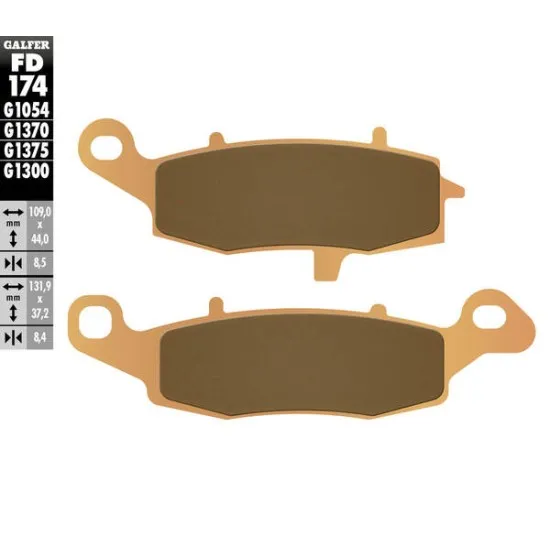 Предни мото накладки Galfer SINTERED COMPOUND FD174G1375 - Накладки от марка GALFER