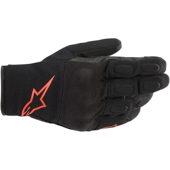 Ръкавици ALPINESTARS S-MAX DRYSTAR BLACK/RED - Текстилни ръкавици за мотор от марка Alpinestars