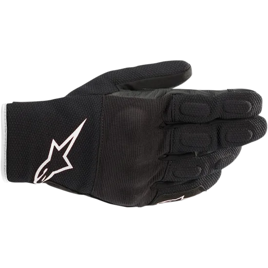 Ръкавици ALPINESTARS S-MAX DRYSTAR BLACK/WHITE - Текстилни ръкавици за мотор от марка Alpinestars