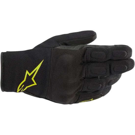 Ръкавици ALPINESTARS S-MAX DRYSTAR BLACK/YELLOW - Текстилни ръкавици за мотор от марка Alpinestars