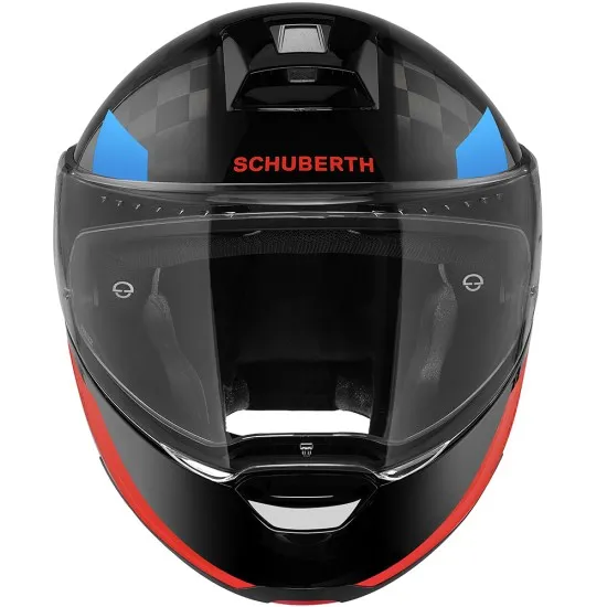 Мото каска SCHUBERTH C4 PRO CARBON AVIO BLUE - Туристически каски от марка Schuberth
