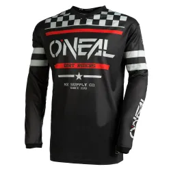 Детска мотокрос блуза O'NEAL ELEMENT SQUADRON V.22-BLACK/GRAY