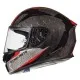 Мото каска MT KRE Snake Carbon 2.0 Black/Red с карбонова обвивка и антискрач визьор