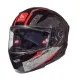 Мото каска MT KRE Snake Carbon 2.0 Black/Red с карбонова обвивка и антискрач визьор