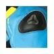 Кожено мото яке SECA HOOLIGAN BLUE/FLUO YELLOW с D3O® протектори и вентилационни панели