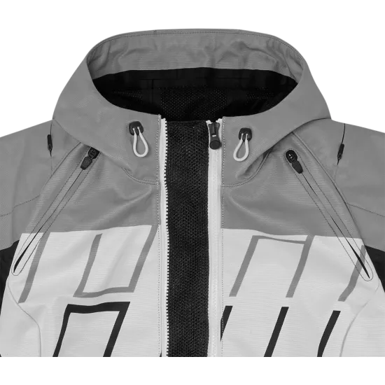 Текстилно мото яке ICON AIRFORM RETRO GRAY - Текстилни якета от марка ICON