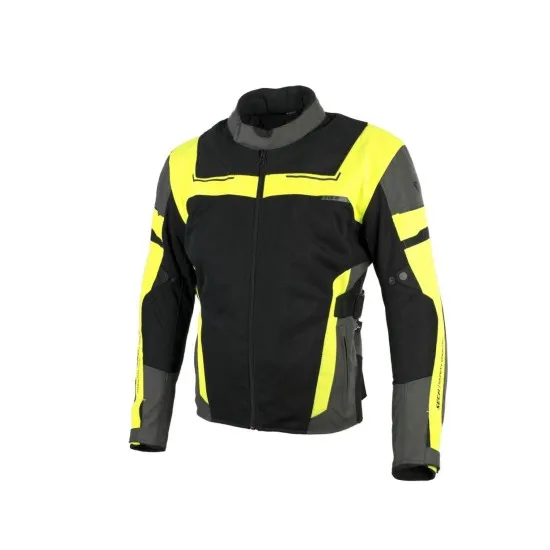 Текстилно мото яке Seca Orkan II Titanium/Fluo Yellow