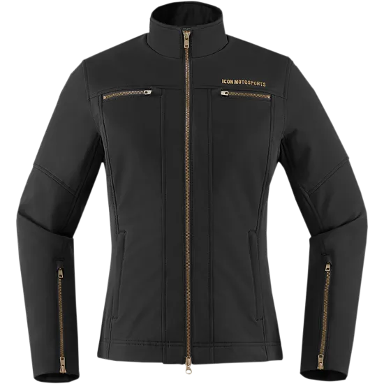 Дамско текстилно мото яке ICON HELLA2 - BLACK - Дамски текстилни якета от марка ICON