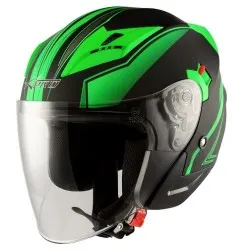 Скутер каска APRO YORK MATT GREEN