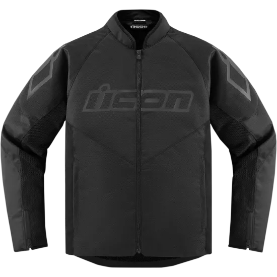 Текстилно мото яке ICON HOOLIGAN CE - BLACK - Текстилни якета от марка ICON