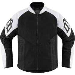 Текстилно мото яке ICON MESH AF WHITE