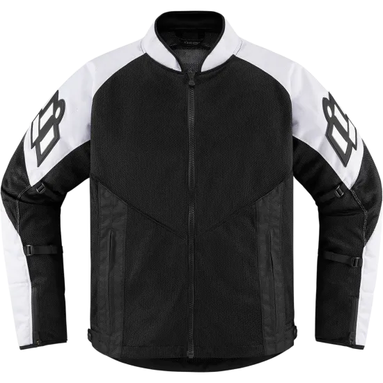 Текстилно мото яке ICON MESH AF WHITE - Текстилни якета от марка ICON