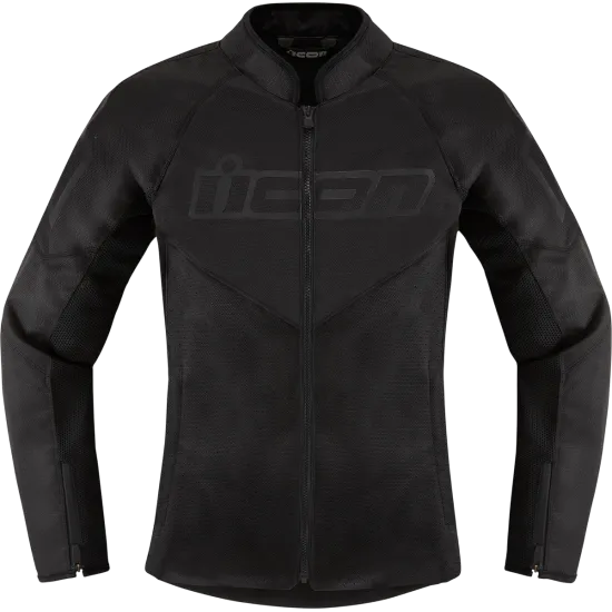 Дамско текстилно мото яке ICON HOOLIGAN CE BLACK - Дамски текстилни якета от марка ICON