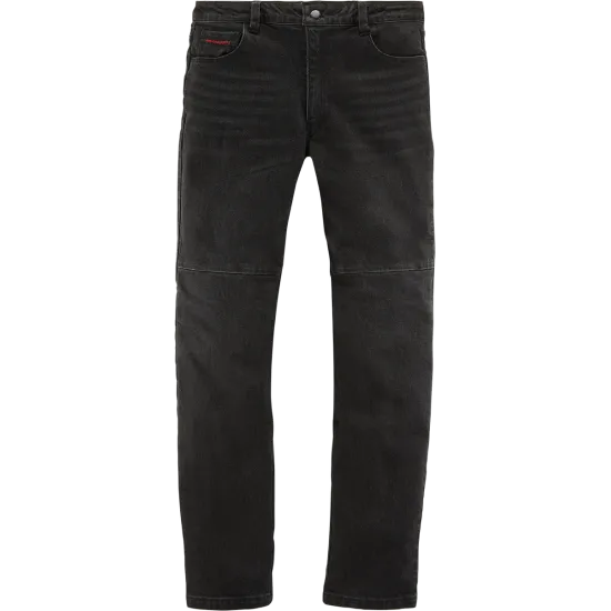 Мото дънки ICON UPARMOR JEANS - BLACK - Мото дънки от марка ICON