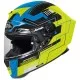 AIROH GP550 S CHALLENGE BLUE/YELLOW MATT – мото каска с 8 вентилационни отвора и Pinlock система