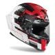 AIROH GP550 S CHALLENGE RED GLOSS – HPC композитна каска, 8 вентилационни отвора, A.E.F.R. технология