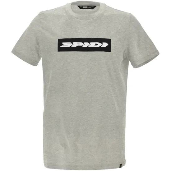 Мото тениска SPIDI LOGO 2 Melange/Grey - Тениски от марка SPIDI