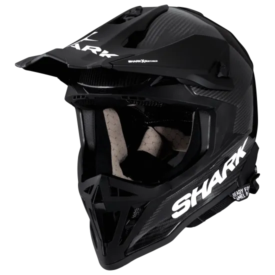 Мотокрос каска SHARK VARIAL RS CARBON SKIN WHITE - Мотокрос каски от марка SHARK