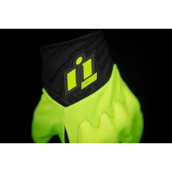 Текстилни мото ръкавици ICON ANTHEM 2 - HI-VIZ - Текстилни ръкавици за мотор от марка ICON