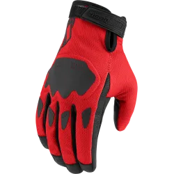 Мото ръкавици ICON HOOLIGAN CE - RED