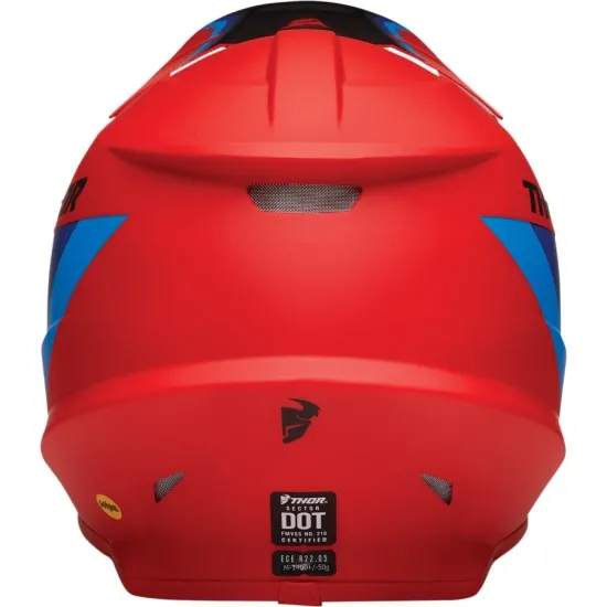 Мотокрос каска THOR SECTOR RUNNER RED/BLUE MIPS - Мотокрос каски от марка Thor