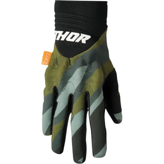 Мотокрос ръкавици THOR REBOUND CAMO/BLACK - Мотокрос ръкавици от марка Thor