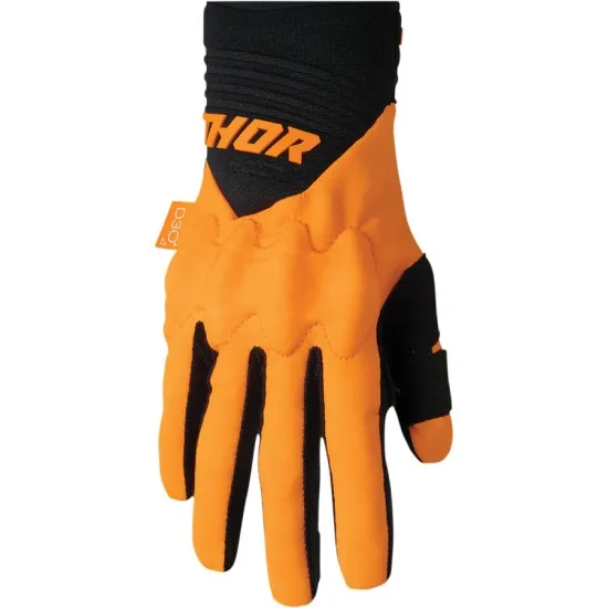 Мотокрос ръкавици THOR REBOUND FLO ORANGE/BLACK - Мотокрос ръкавици от марка Thor