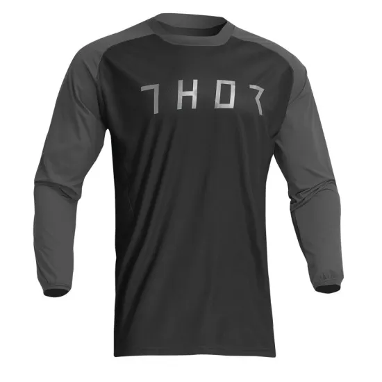 Мотокрос джърси THOR TERRAIN BLACK/CHARCOAL 23 - Мотокрос джърси от марка Thor
