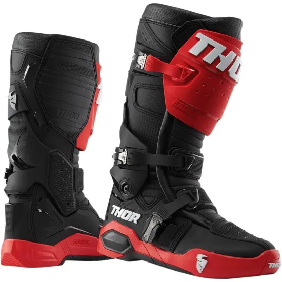 Мотокрос ботуши THOR RADIAL RED/BLACK - Мотокрос ботуши от марка Thor