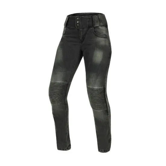Дамски мото дънки Trilobite 2264 Bella grey jeggins - Дамски мото дънки от марка Trilobite