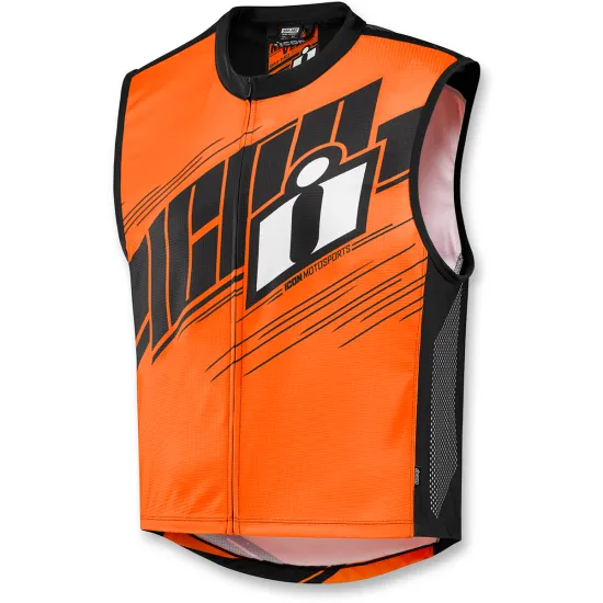 Мото елек ICON Mil Spec 2 Vest Fluorescent Orange - Текстилни якета от марка ICON