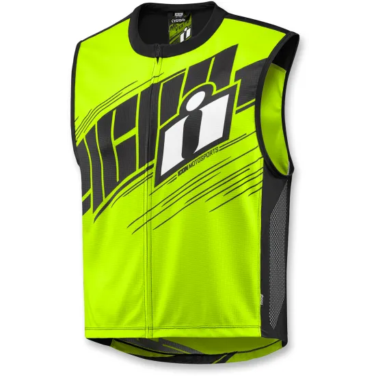 Мото елек ICON Mil Spec 2 Vest Fluorescent Yellow - Текстилни якета от марка ICON