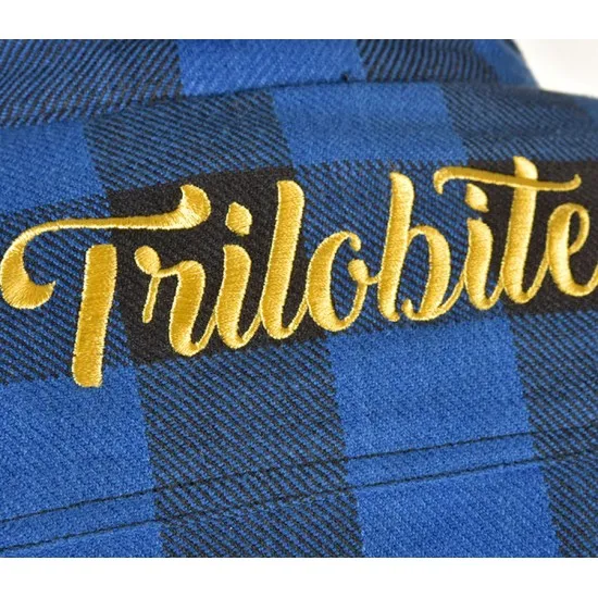 Мото риза Trilobite 1971 Timber 2.0 shirt blue - Мото ризи от марка Trilobite