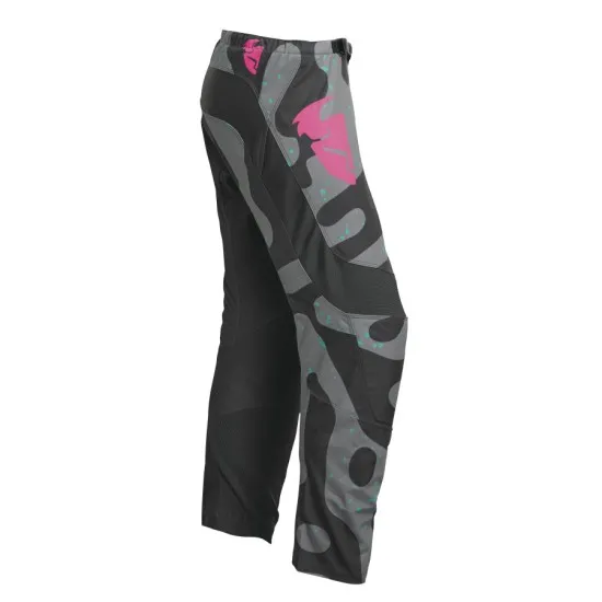 Дамски мотокрос брич  THOR WOMENS SECTOR DISGUISE GRAY/PINK - Мотокрос брич от марка Thor