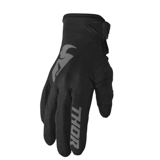 Дамски мотокрос ръкавици THOR WOMENS SECTOR BLACK/GRAY - Мотокрос ръкавици от марка Thor
