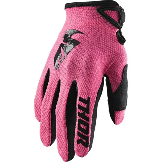 Дамски мотокрос ръкавици THOR WOMENS SECTOR PINK GLOVE - Мотокрос ръкавици от марка Thor