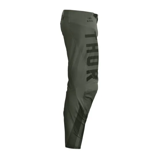 Детски мотокрос брич THOR YOUTH PULSE COMBAT ARMY/BLACK - Детски брич панталони от марка Thor
