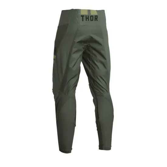 Детски мотокрос брич THOR YOUTH PULSE COMBAT ARMY/BLACK - Детски брич панталони от марка Thor
