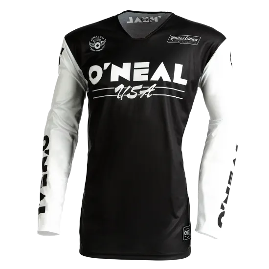 Мотокрос блуза ONEAL MAYHEM BULLET V.22 BLACK/WHITE - Мотокрос джърси от марка ONeal