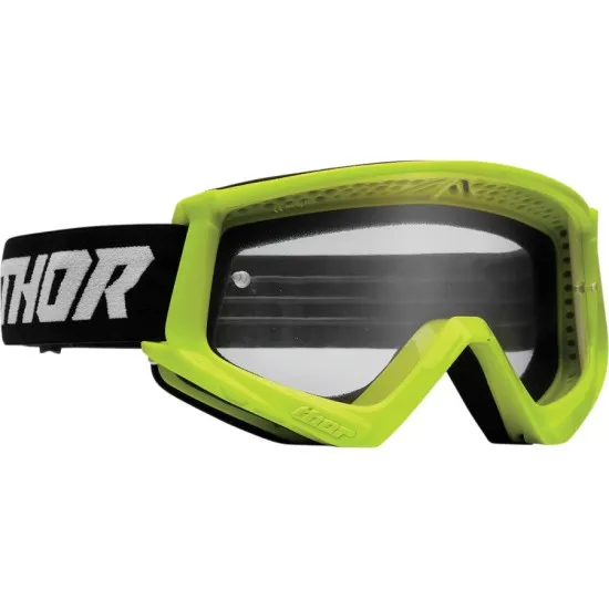 Мотокрос очила THOR COMBAT RACER FLO ACID/BLACK - Мотокрос очила от марка Thor