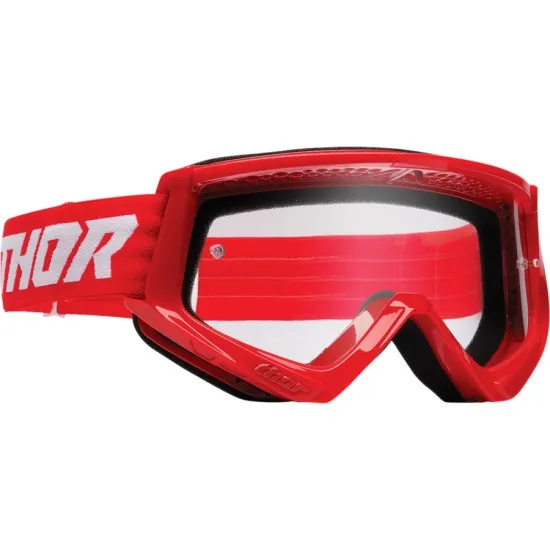 Мотокрос очила THOR COMBAT RACER RED/WHITE - Мотокрос очила Мотокрос очила THOR COMBAT RACER RED/WHITE - Мотокрос очила от марка Thor