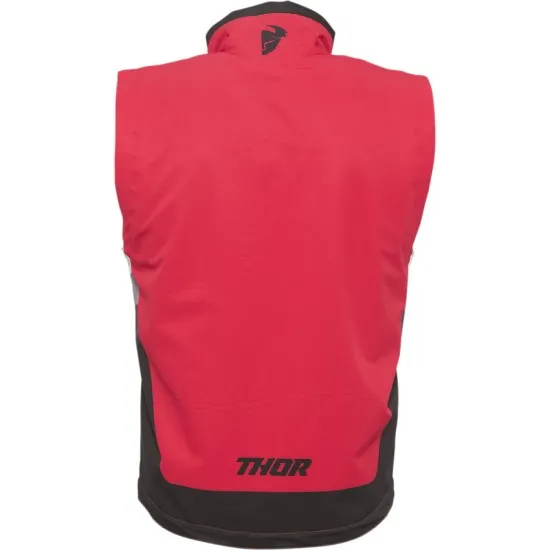 Ендуро жилетка THOR WARM UP VEST RED/BLACK - Мотокрос аксесоари от марка Thor