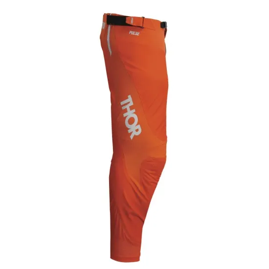 Мотокрос брич THOR PULSE MONO LIGHT GRAY/ORANGE - Мотокрос брич от марка Thor