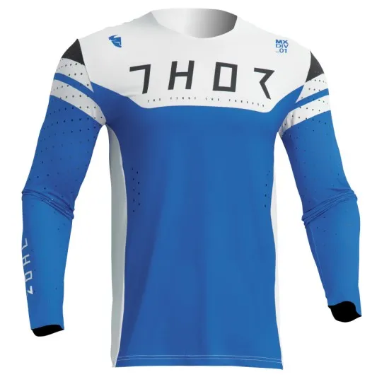 Мотокрос джърси THOR PRIME RIVAL BLUE/WHITE - Мотокрос джърси от марка Thor