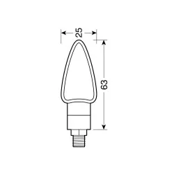 LED мигачи AROW2 CARBON – 90115