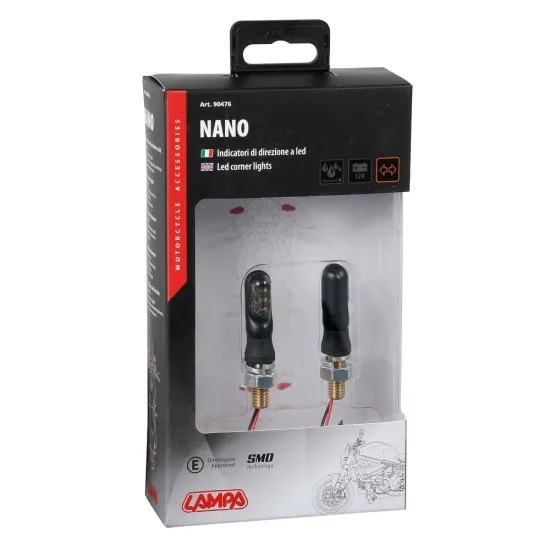 LED мото мигачи NANO 90476 - Мото светлини от марка Lampa