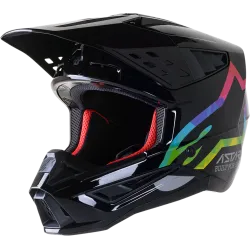 Мотокрос каска ALPINESTARS SM5 Compass BLACK/SILVER