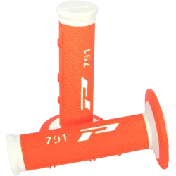 Мотокрос ръкохватки PROGRIP Triple Density 791 WHITE/ORANGE
