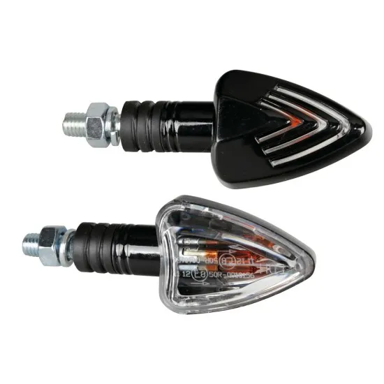 Мото мигачи FOCAL BLACK- 90065 - Мото светлини от марка Lampa